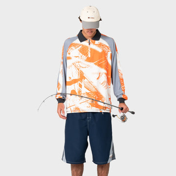 Halco x Rusty Long Sleeve Fishing Polo