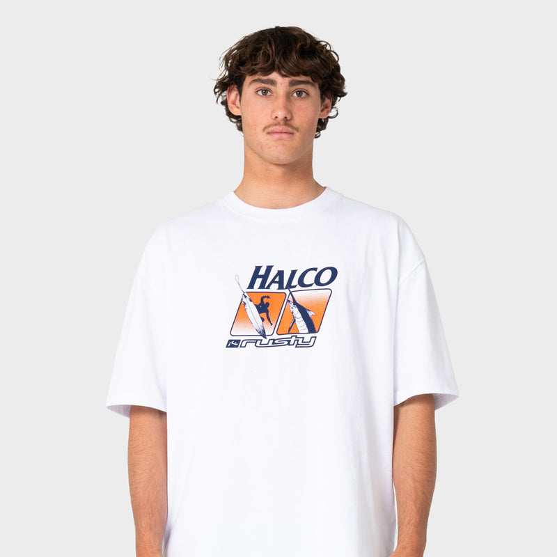 Halco x Rusty Short Sleeve Tee White