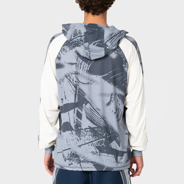 Halco x Rusty Long Sleeve Hooded Shirt
