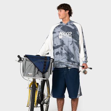 Halco x Rusty Long Sleeve Hooded Shirt
