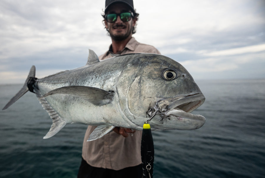 Giant Trevally caught on a Halco lure